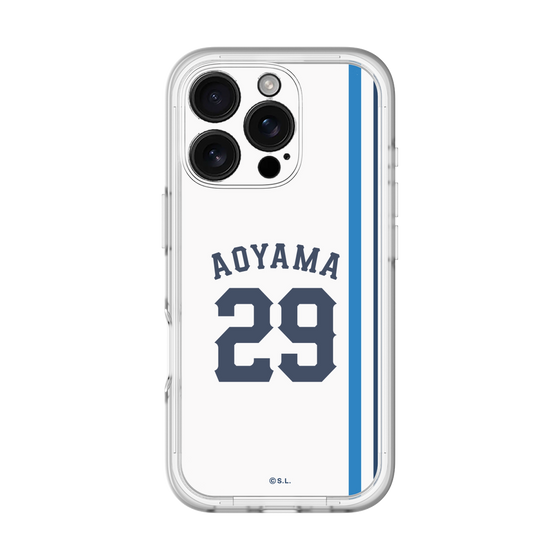スリムプロテクションプレミアムケース［ 埼玉西武ライオンズ- #29 AOYAMA - ホーム ］