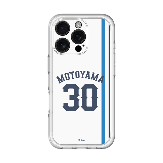 スリムプロテクションプレミアムケース［ 埼玉西武ライオンズ- #30 MOTOYAMA - ホーム ］