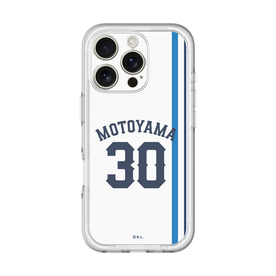 スリムプロテクションプレミアムケース［ 埼玉西武ライオンズ- #30 MOTOYAMA - ホーム ］