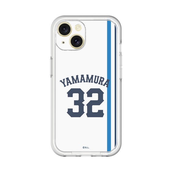 スリムプロテクションプレミアムケース［ 埼玉西武ライオンズ- #32 YAMAMURA - ホーム ］