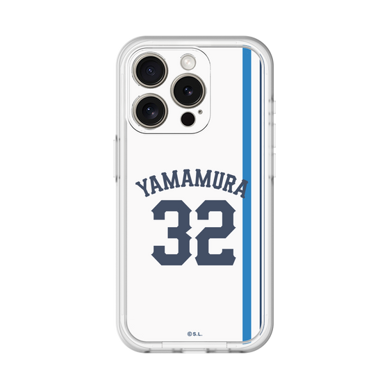 スリムプロテクションプレミアムケース［ 埼玉西武ライオンズ- #32 YAMAMURA - ホーム ］