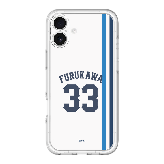 スリムプロテクションプレミアムケース［ 埼玉西武ライオンズ- #33 FURUKAWA - ホーム ］