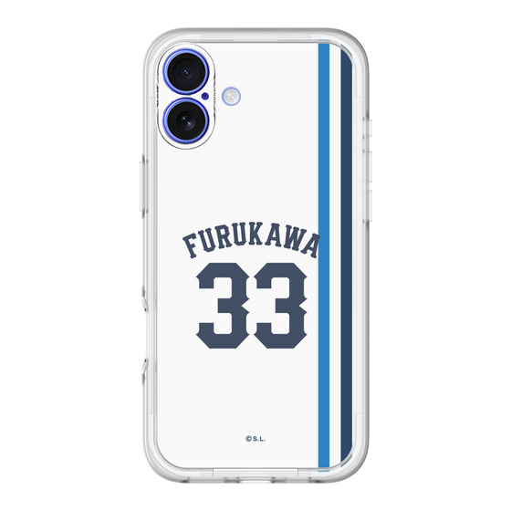スリムプロテクションプレミアムケース［ 埼玉西武ライオンズ- #33 FURUKAWA - ホーム ］