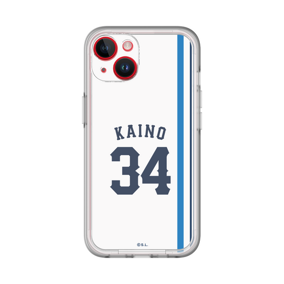 スリムプロテクションプレミアムケース［ 埼玉西武ライオンズ- #34 KAINO - ホーム ］