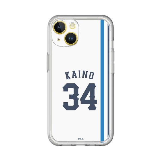 スリムプロテクションプレミアムケース［ 埼玉西武ライオンズ- #34 KAINO - ホーム ］
