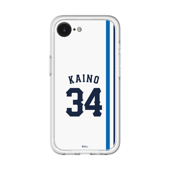スリムプロテクションプレミアムケース［ 埼玉西武ライオンズ- #34 KAINO - ホーム ］