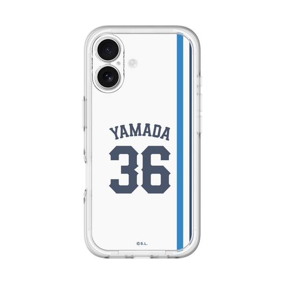 スリムプロテクションプレミアムケース［ 埼玉西武ライオンズ- #36 YAMADA - ホーム ］