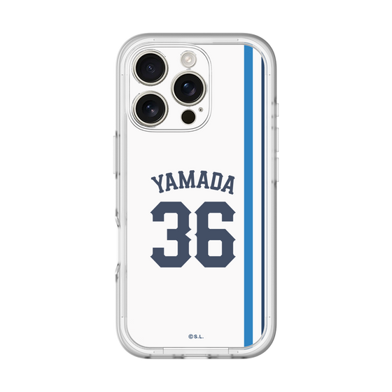 スリムプロテクションプレミアムケース［ 埼玉西武ライオンズ- #36 YAMADA - ホーム ］