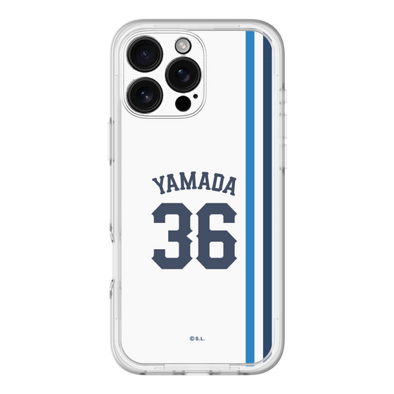 スリムプロテクションプレミアムケース［ 埼玉西武ライオンズ- #36 YAMADA - ホーム ］
