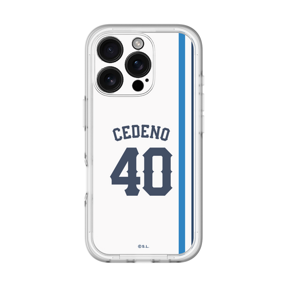 スリムプロテクションプレミアムケース［ 埼玉西武ライオンズ- #40 CEDENO - ホーム ］