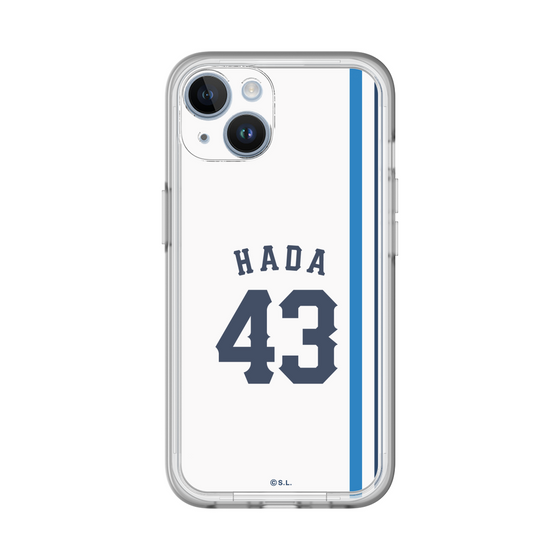 スリムプロテクションプレミアムケース［ 埼玉西武ライオンズ- #43 HADA - ホーム ］