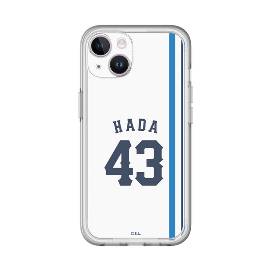 スリムプロテクションプレミアムケース［ 埼玉西武ライオンズ- #43 HADA - ホーム ］