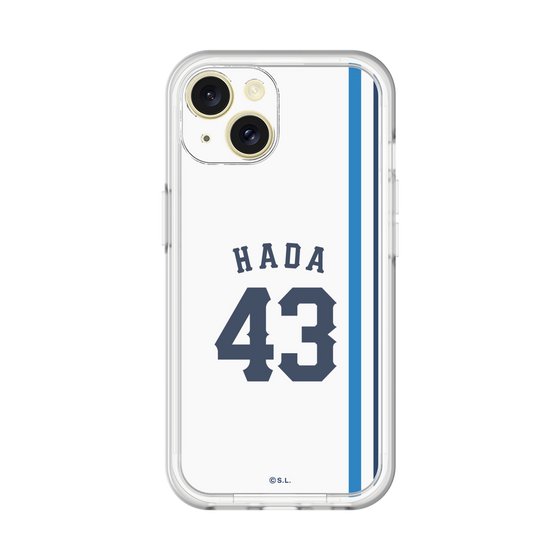 スリムプロテクションプレミアムケース［ 埼玉西武ライオンズ- #43 HADA - ホーム ］