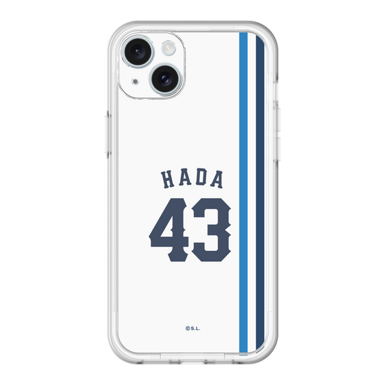 スリムプロテクションプレミアムケース［ 埼玉西武ライオンズ- #43 HADA - ホーム ］