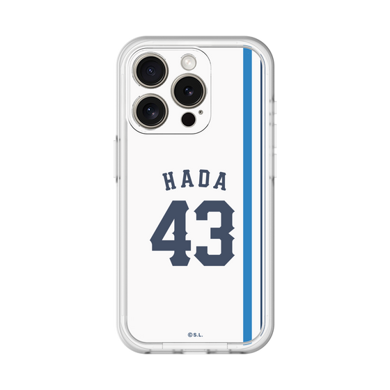 スリムプロテクションプレミアムケース［ 埼玉西武ライオンズ- #43 HADA - ホーム ］