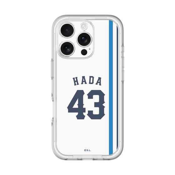 スリムプロテクションプレミアムケース［ 埼玉西武ライオンズ- #43 HADA - ホーム ］