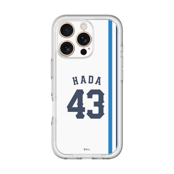 スリムプロテクションプレミアムケース［ 埼玉西武ライオンズ- #43 HADA - ホーム ］