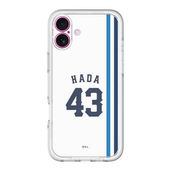 スリムプロテクションプレミアムケース［ 埼玉西武ライオンズ- #43 HADA - ホーム ］
