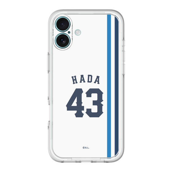 スリムプロテクションプレミアムケース［ 埼玉西武ライオンズ- #43 HADA - ホーム ］