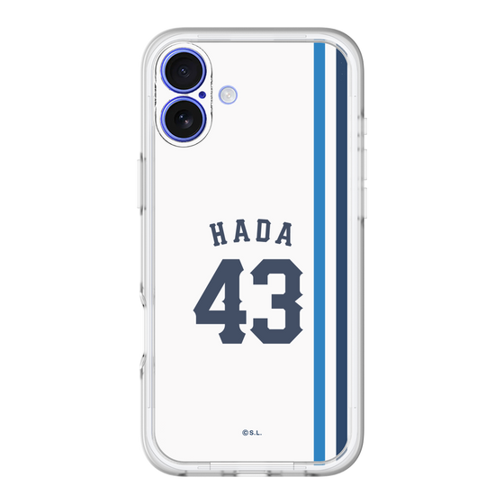 スリムプロテクションプレミアムケース［ 埼玉西武ライオンズ- #43 HADA - ホーム ］