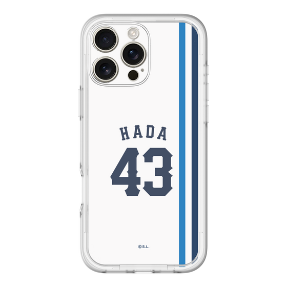 スリムプロテクションプレミアムケース［ 埼玉西武ライオンズ- #43 HADA - ホーム ］
