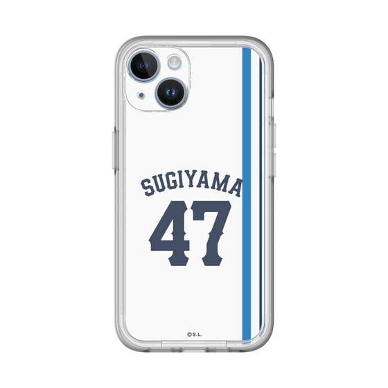 スリムプロテクションプレミアムケース［ 埼玉西武ライオンズ- #47 SUGIYAMA - ホーム ］