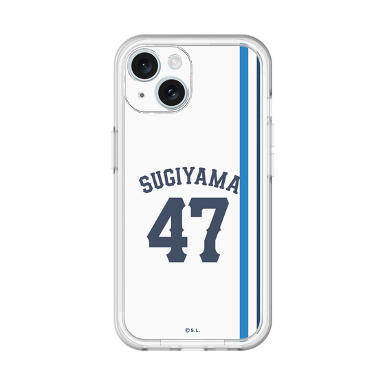 スリムプロテクションプレミアムケース［ 埼玉西武ライオンズ- #47 SUGIYAMA - ホーム ］