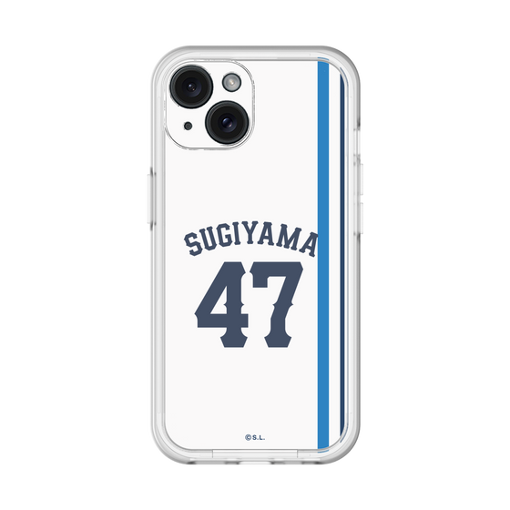 スリムプロテクションプレミアムケース［ 埼玉西武ライオンズ- #47 SUGIYAMA - ホーム ］
