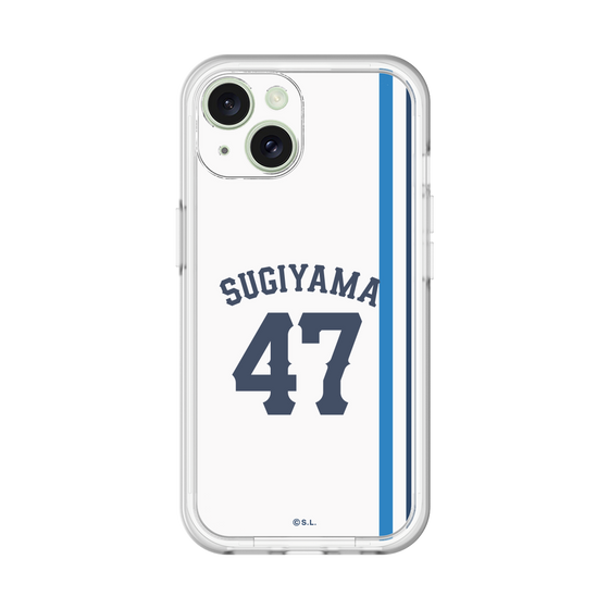 スリムプロテクションプレミアムケース［ 埼玉西武ライオンズ- #47 SUGIYAMA - ホーム ］