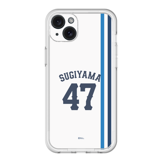 スリムプロテクションプレミアムケース［ 埼玉西武ライオンズ- #47 SUGIYAMA - ホーム ］