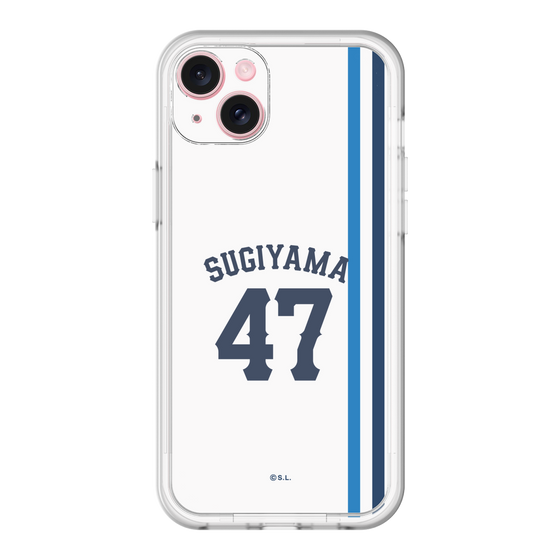 スリムプロテクションプレミアムケース［ 埼玉西武ライオンズ- #47 SUGIYAMA - ホーム ］