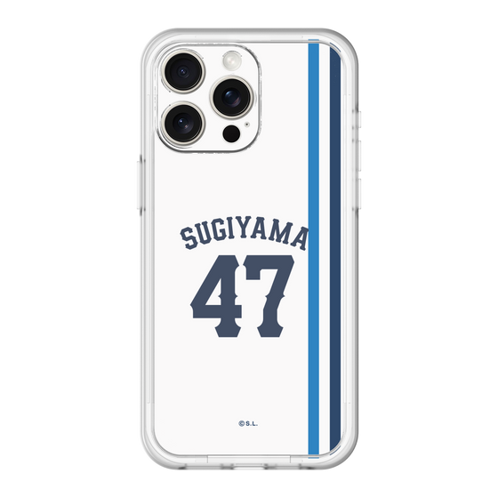 スリムプロテクションプレミアムケース［ 埼玉西武ライオンズ- #47 SUGIYAMA - ホーム ］
