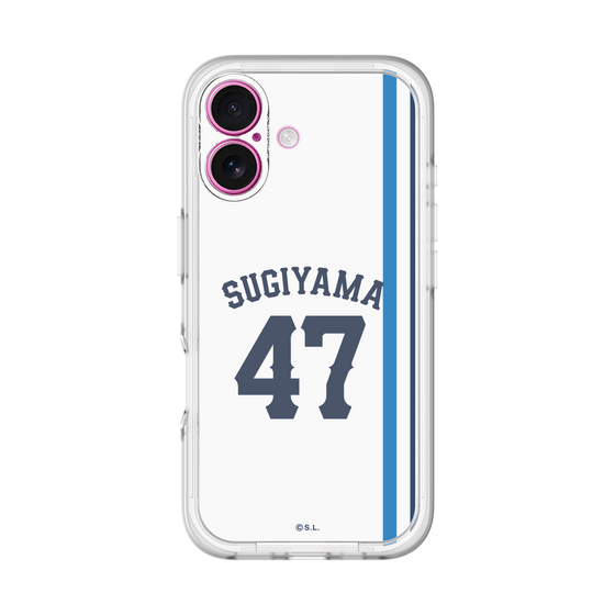 スリムプロテクションプレミアムケース［ 埼玉西武ライオンズ- #47 SUGIYAMA - ホーム ］