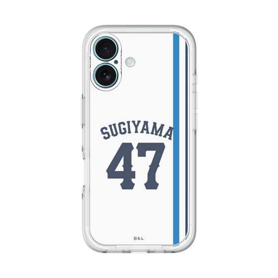 スリムプロテクションプレミアムケース［ 埼玉西武ライオンズ- #47 SUGIYAMA - ホーム ］