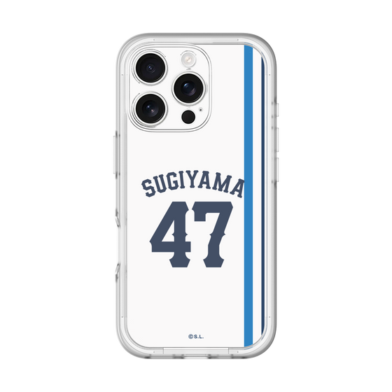 スリムプロテクションプレミアムケース［ 埼玉西武ライオンズ- #47 SUGIYAMA - ホーム ］