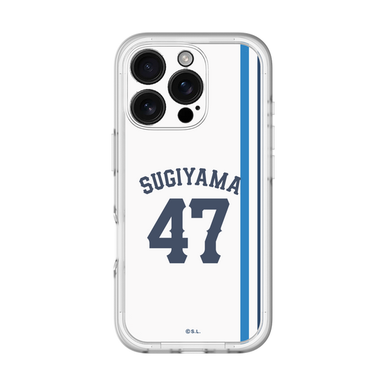 スリムプロテクションプレミアムケース［ 埼玉西武ライオンズ- #47 SUGIYAMA - ホーム ］