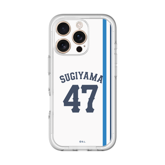 スリムプロテクションプレミアムケース［ 埼玉西武ライオンズ- #47 SUGIYAMA - ホーム ］
