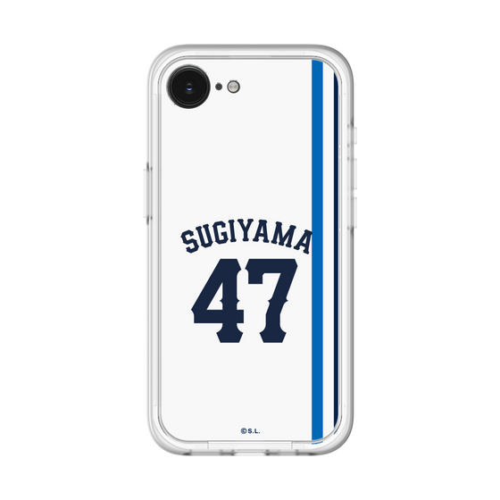 スリムプロテクションプレミアムケース［ 埼玉西武ライオンズ- #47 SUGIYAMA - ホーム ］
