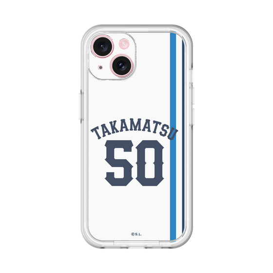 スリムプロテクションプレミアムケース［ 埼玉西武ライオンズ- #50 TAKAMATSU - ホーム ］