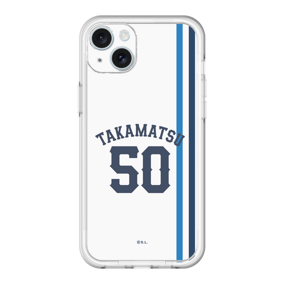 スリムプロテクションプレミアムケース［ 埼玉西武ライオンズ- #50 TAKAMATSU - ホーム ］