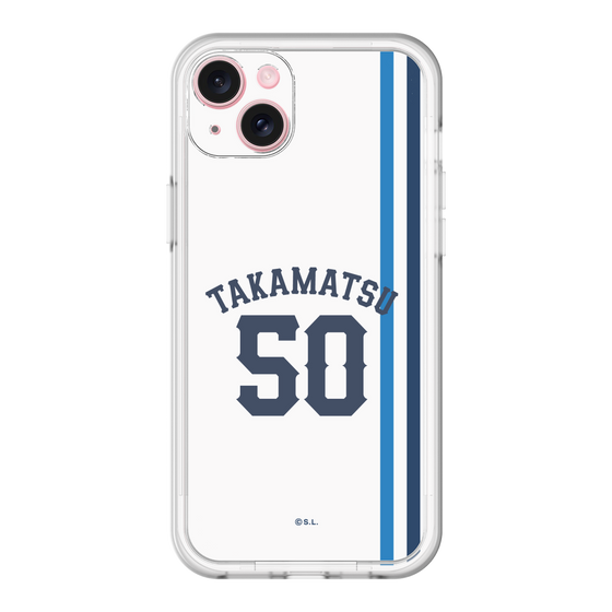 スリムプロテクションプレミアムケース［ 埼玉西武ライオンズ- #50 TAKAMATSU - ホーム ］