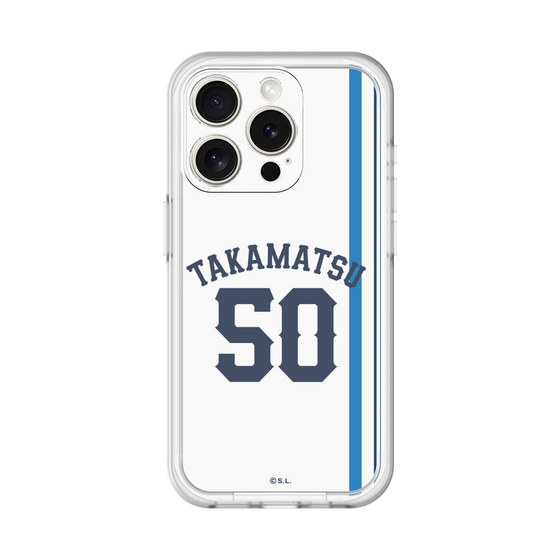 スリムプロテクションプレミアムケース［ 埼玉西武ライオンズ- #50 TAKAMATSU - ホーム ］