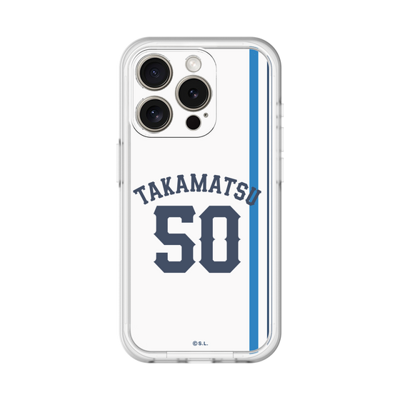スリムプロテクションプレミアムケース［ 埼玉西武ライオンズ- #50 TAKAMATSU - ホーム ］