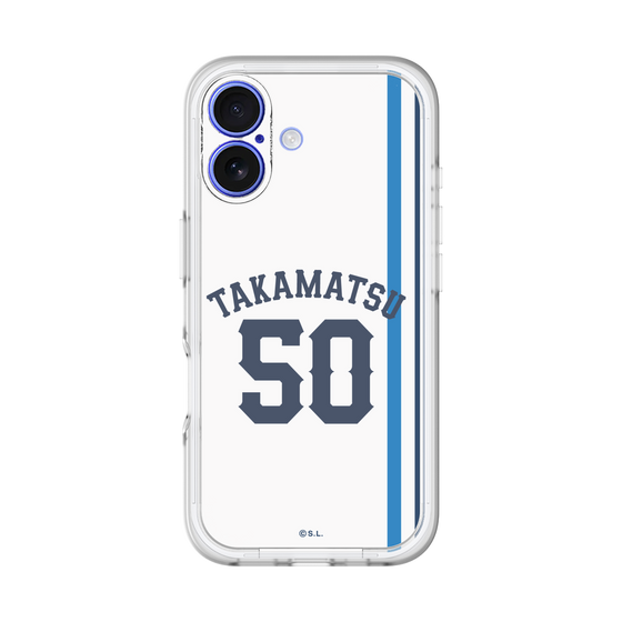 スリムプロテクションプレミアムケース［ 埼玉西武ライオンズ- #50 TAKAMATSU - ホーム ］