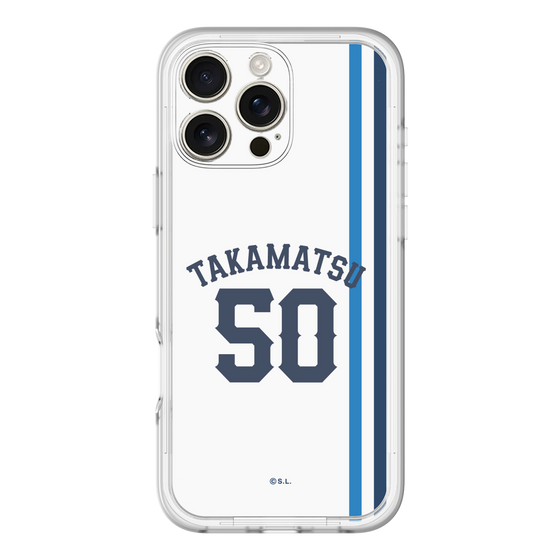 スリムプロテクションプレミアムケース［ 埼玉西武ライオンズ- #50 TAKAMATSU - ホーム ］
