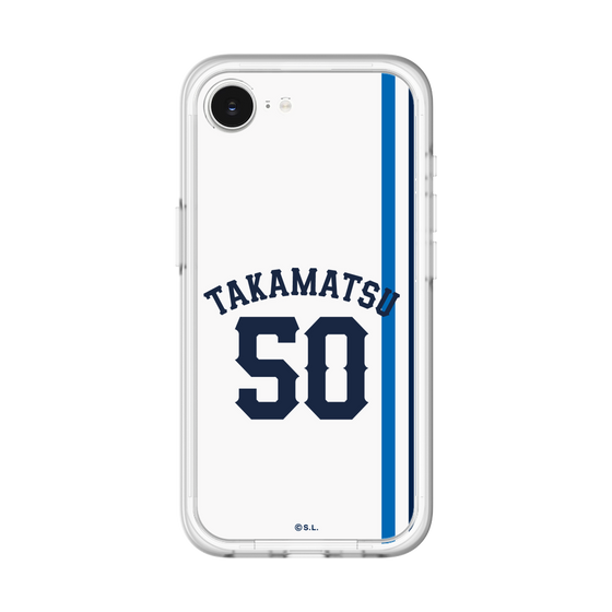 スリムプロテクションプレミアムケース［ 埼玉西武ライオンズ- #50 TAKAMATSU - ホーム ］