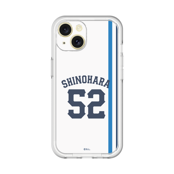 スリムプロテクションプレミアムケース［ 埼玉西武ライオンズ- #52 SHINOHARA - ホーム ］