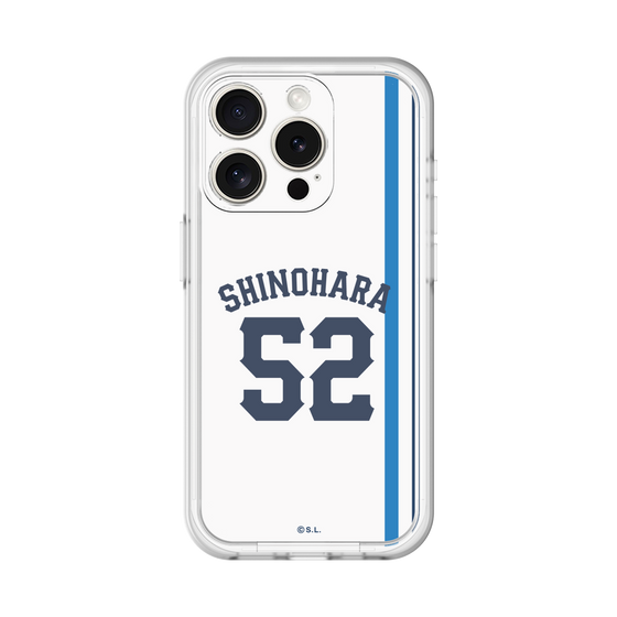スリムプロテクションプレミアムケース［ 埼玉西武ライオンズ- #52 SHINOHARA - ホーム ］