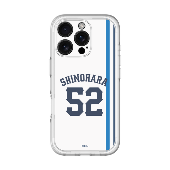 スリムプロテクションプレミアムケース［ 埼玉西武ライオンズ- #52 SHINOHARA - ホーム ］