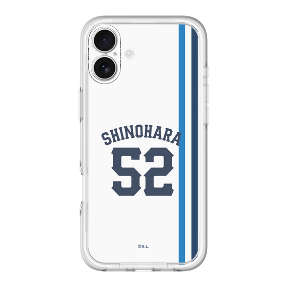スリムプロテクションプレミアムケース［ 埼玉西武ライオンズ- #52 SHINOHARA - ホーム ］